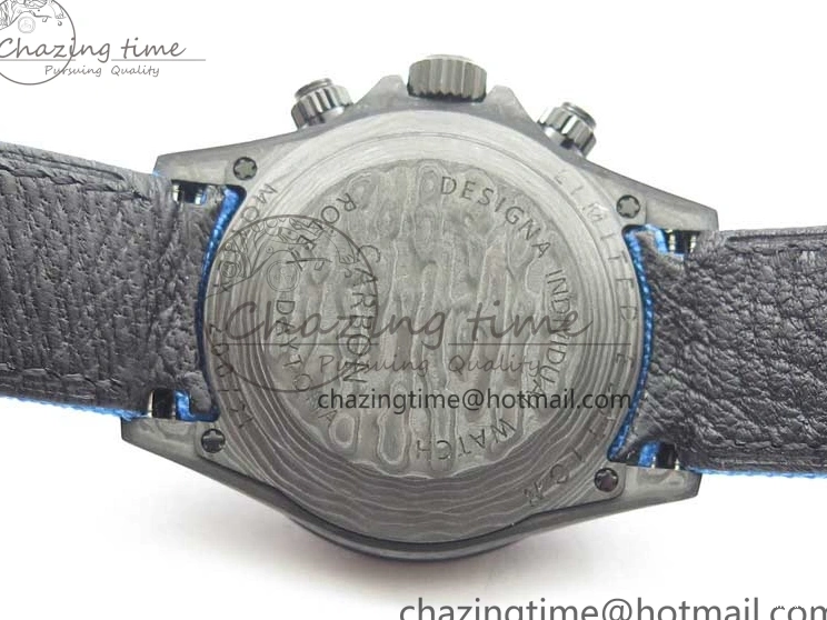 Edition Dial Daytona DIW Strap Blue Carbon A4130 Light Blue OMF Best Light Nylon on 1123